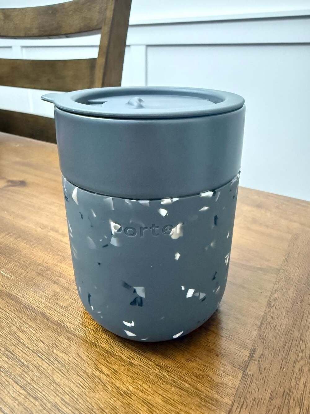 W&P Porter Ceramic Travel Mug - Terrazzo Charcoal
